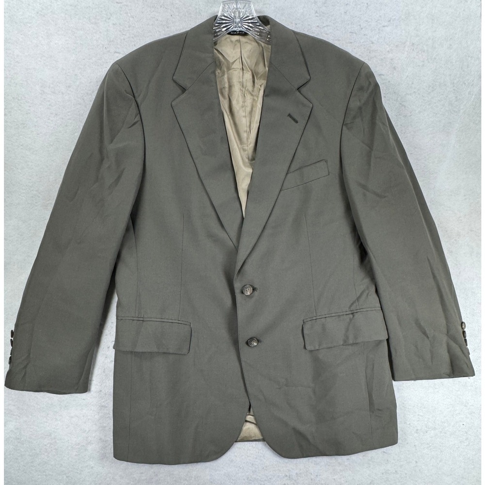 Polo University Club Ralph Lauren Blazer Mens Olive Green Sport Coat USA Vintage